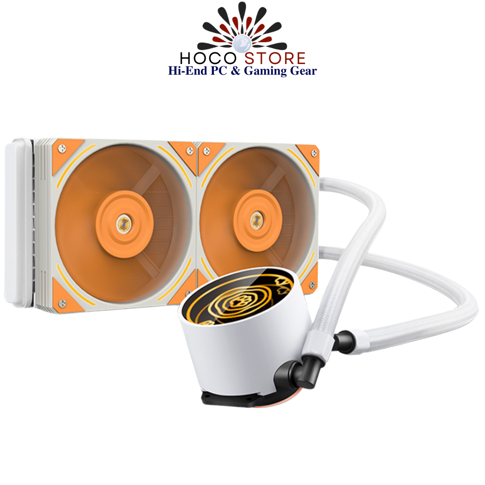 Bộ tản nhiệt nước Segotep BeIced II 240 ARGB MEOW (Orange)