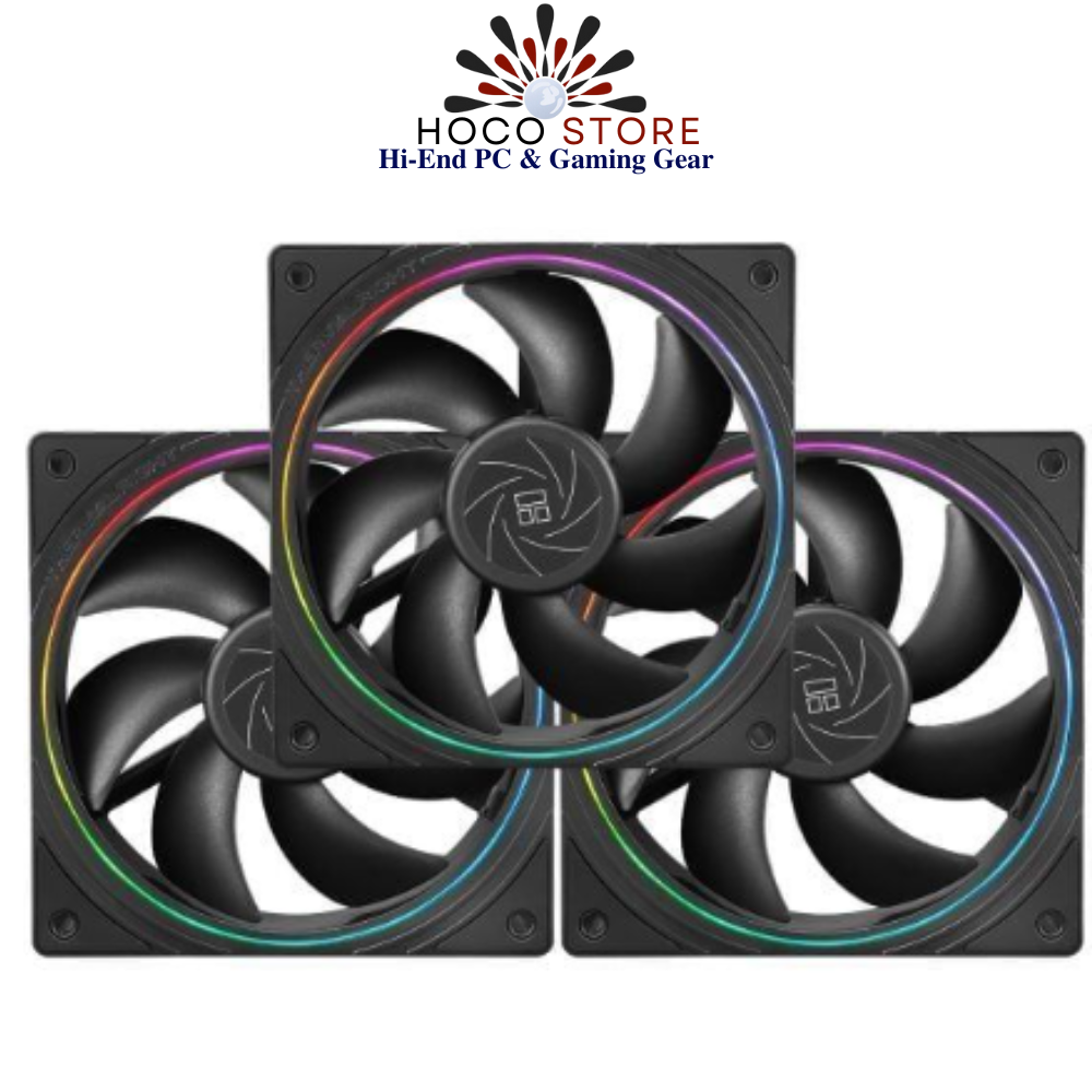 QUẠT TẢN NHIỆT THERMALRIGHT BLACK TL-S12 X3 ARGB