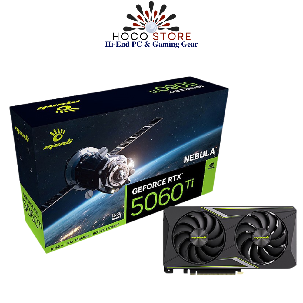 Card màn hình Manli Nebula GeForce RTX 5060 Ti 16GB GDDR7
