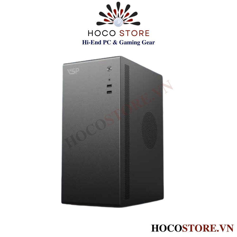 Vỏ Case Máy Tính Văn Phòng VSP V200 Màu Đen – Hiệu Suất Và Thiết Kế Đẳng Cấp | Hoco Store PC