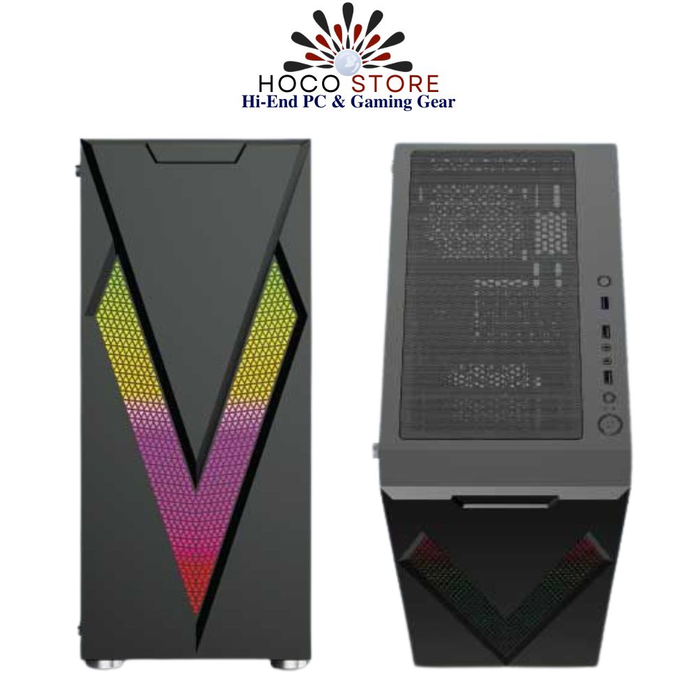 Vỏ Case Máy Tính Hỗ Trợ Main ATX VSP V5 LED RGB