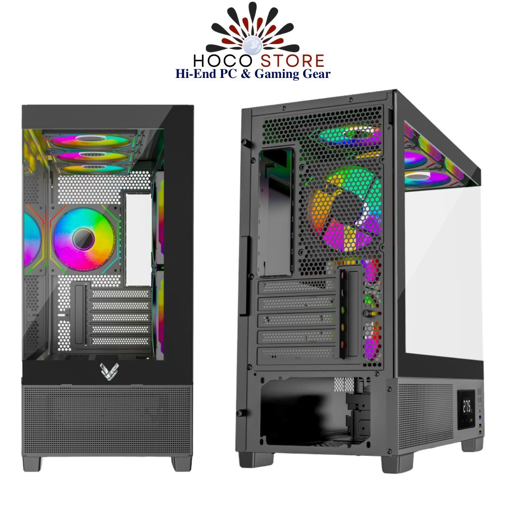 Vỏ Case Máy Tính Gaming X3M Lux mATX Đen