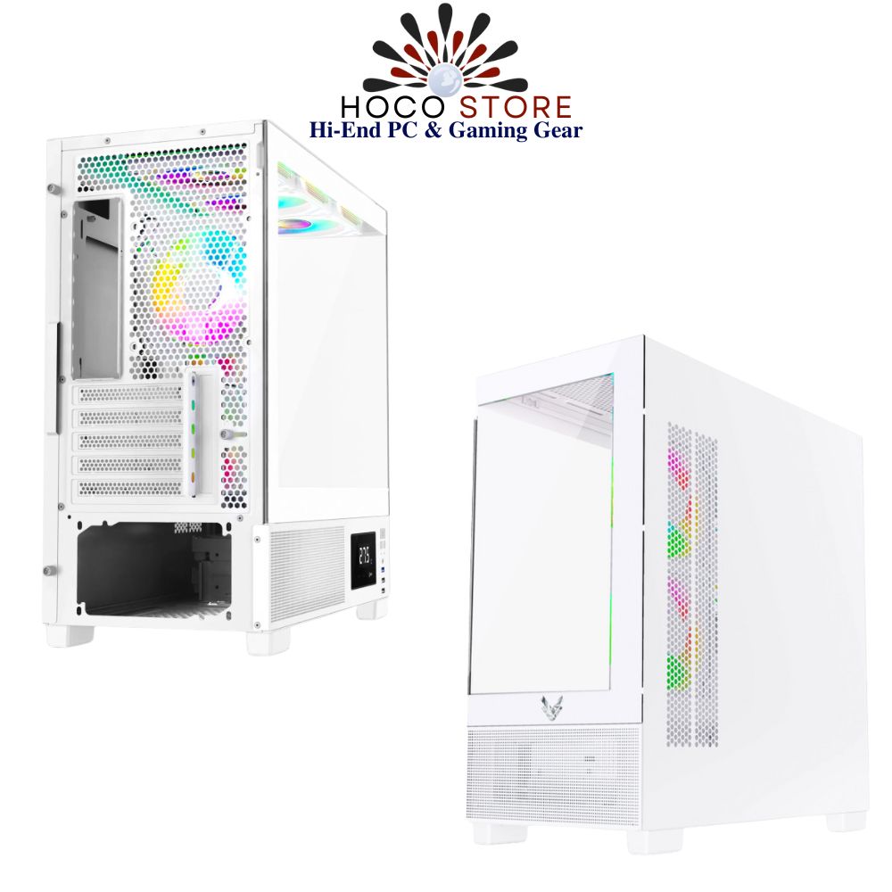 Vỏ Case Máy Tính Gaming X3M Lux mATX Trắng