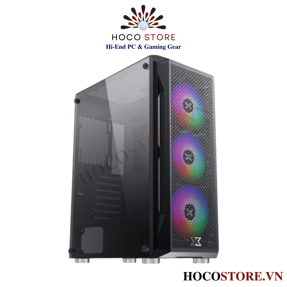 Vỏ Case Máy Tính Xigmatek Gaming X 3F (Kèm 3 Fan) | Hoco Store PC