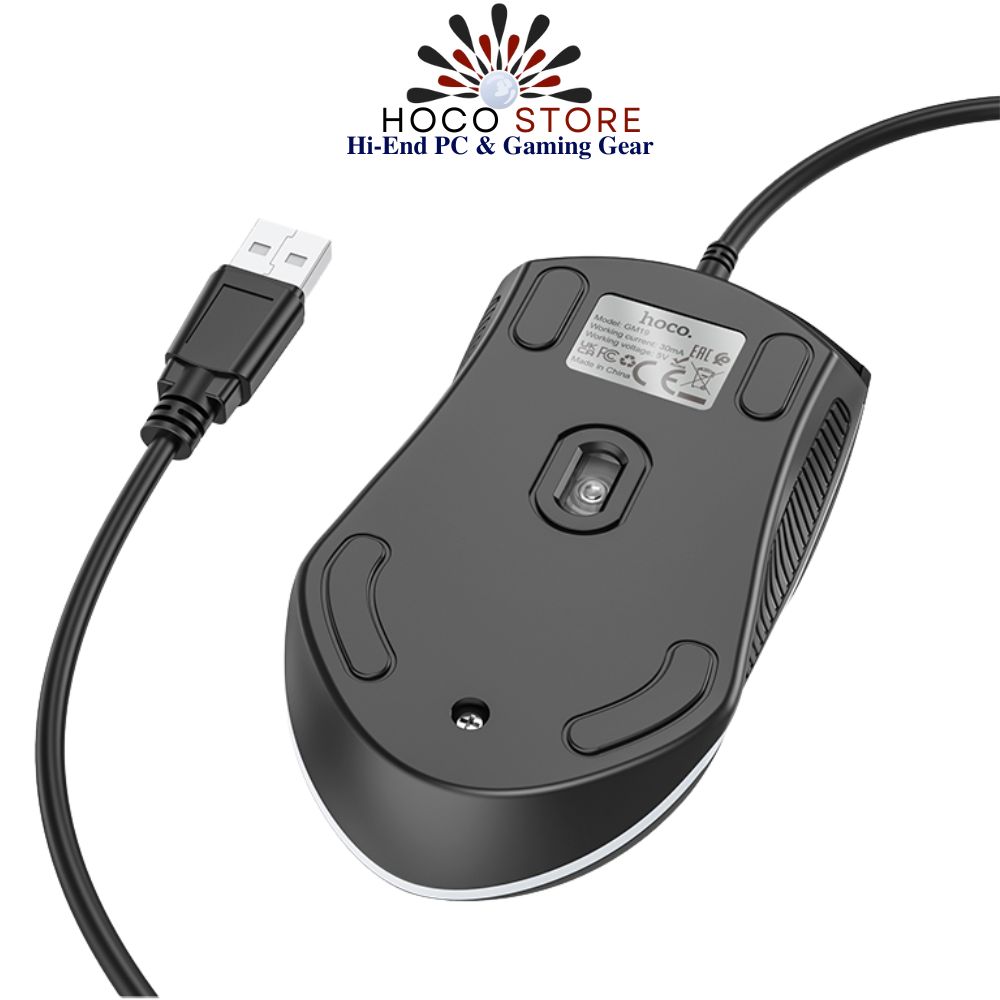 Chuột Gaming Có Dây Hoco GM19 LED RGB