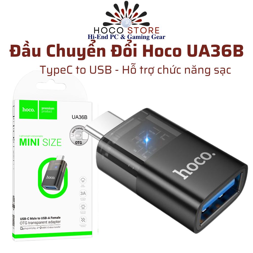 HUB Hoco UA36B Chuyển Đổi OTG TypeC to USB