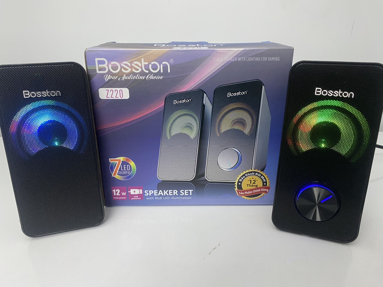 Loa Máy Tính Mini Bosston Z220 LED RGB