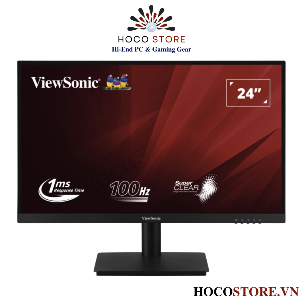 Màn Hình Máy Tính ViewSonic VA2406-MH 24inch 100Hz IPS FHD (VGA, HDMI) | Hoco Store PC