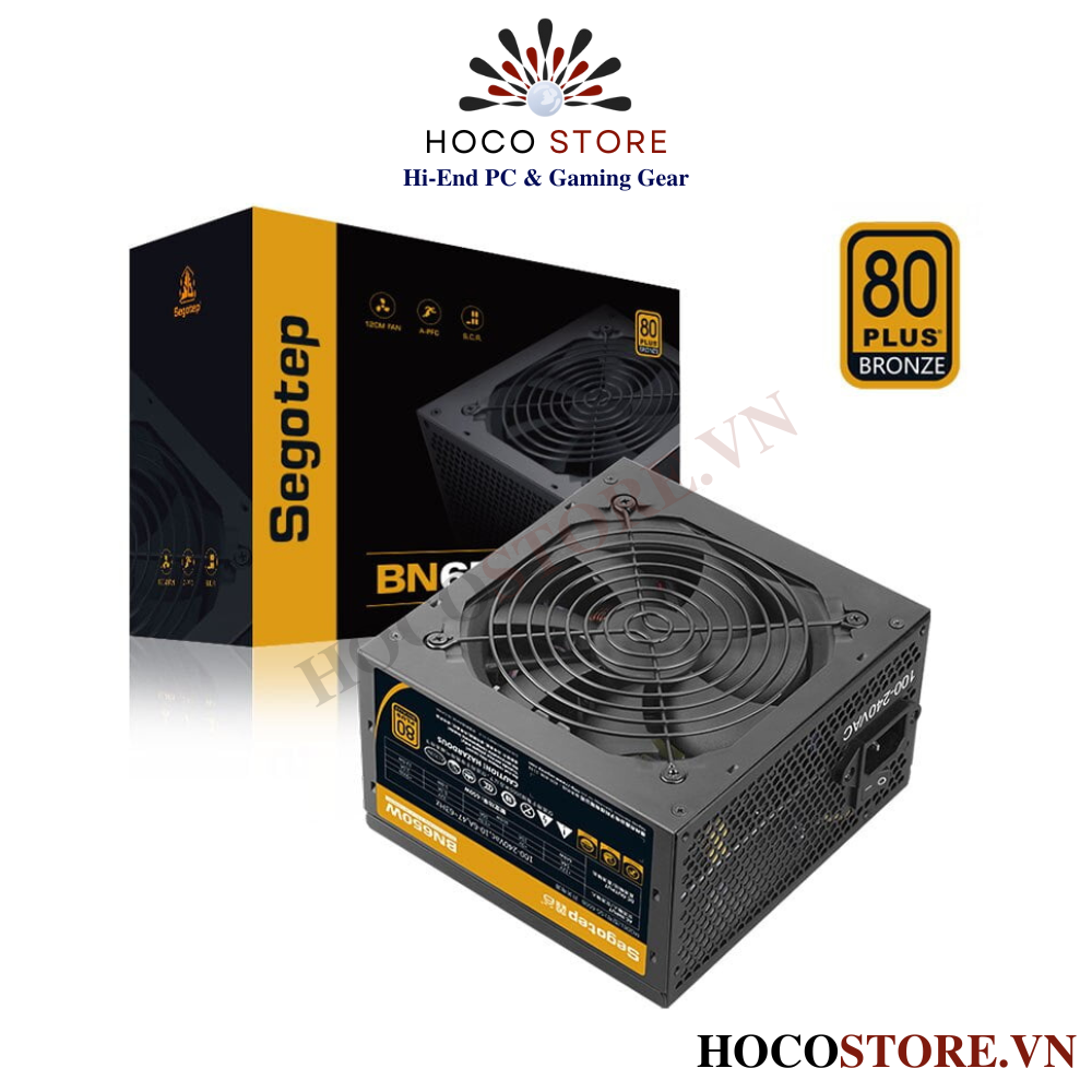 Nguồn Máy Tính Segotep BN650W - 650W 80 Pllus Bronze | Hoco Store PC