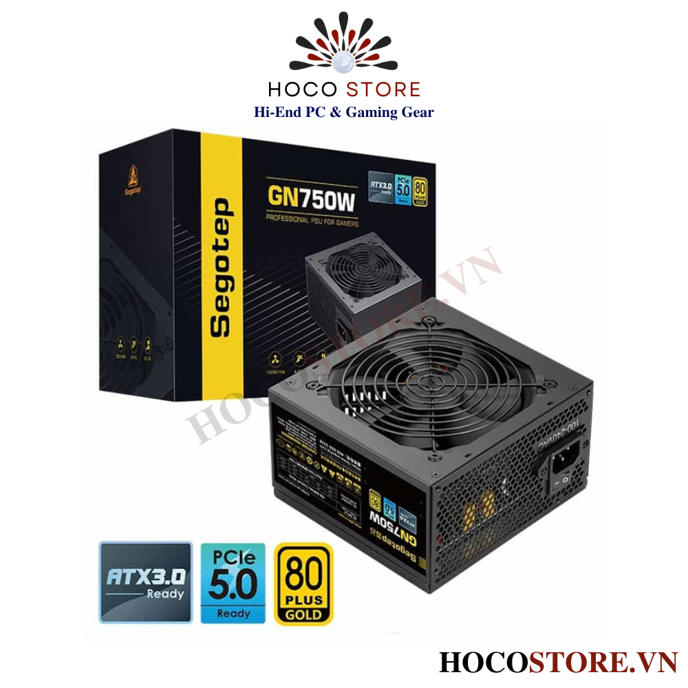 Nguồn Máy Tính Segotep GM850 Đen - 850W 80 Plus Gold | Hoco Store PC