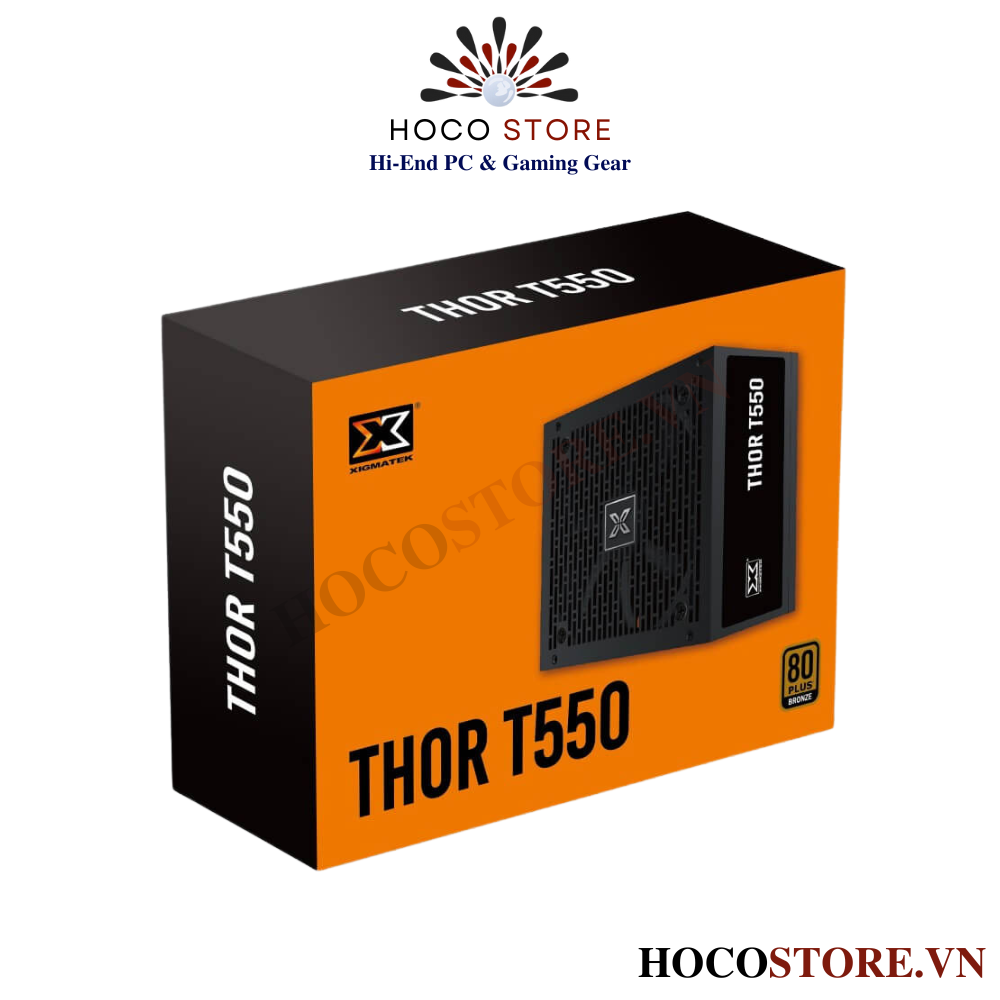 Nguồn Máy Tính XIgmatek Thor T550 - 550W 80 Plus Bronze | Hoco Store PC