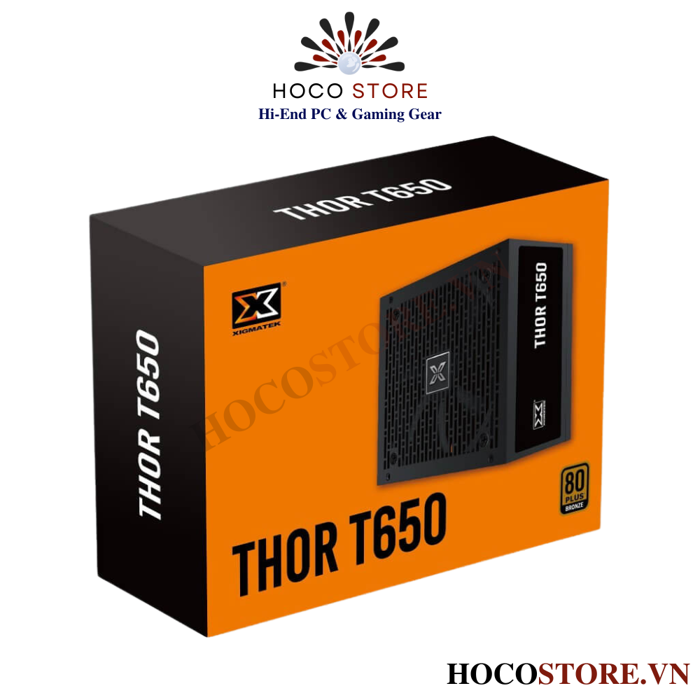 Nguồn Máy Tính Xigmatek Thor T650 - 650W 80 Plus Bronze | Hoco Store PC