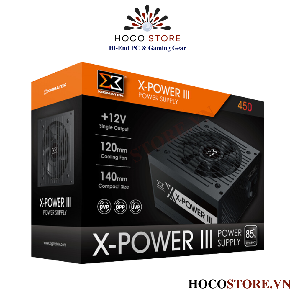 Nguồn Máy Tính Xigmatek X-Power III 450 - 400W | Hoco Store PC