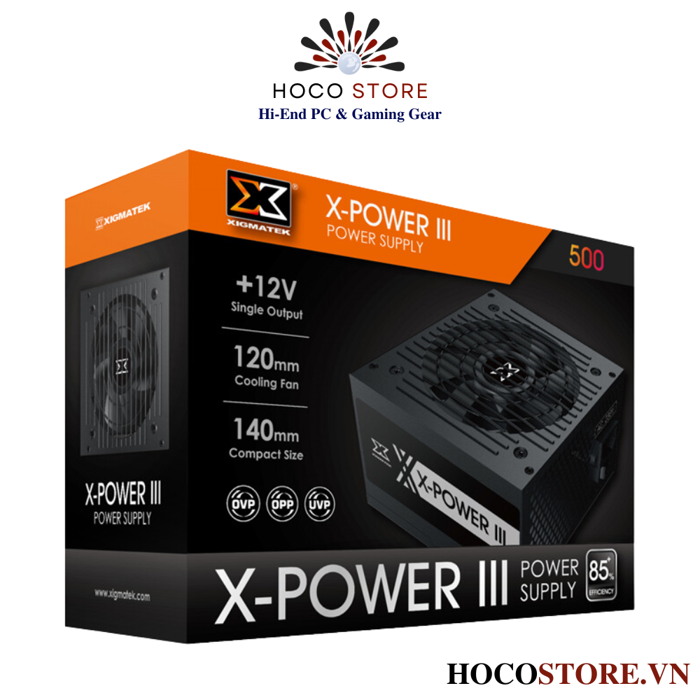 Nguồn Máy Tính Xigmatek X-Power III 500 - 450W | Hoco Store PC