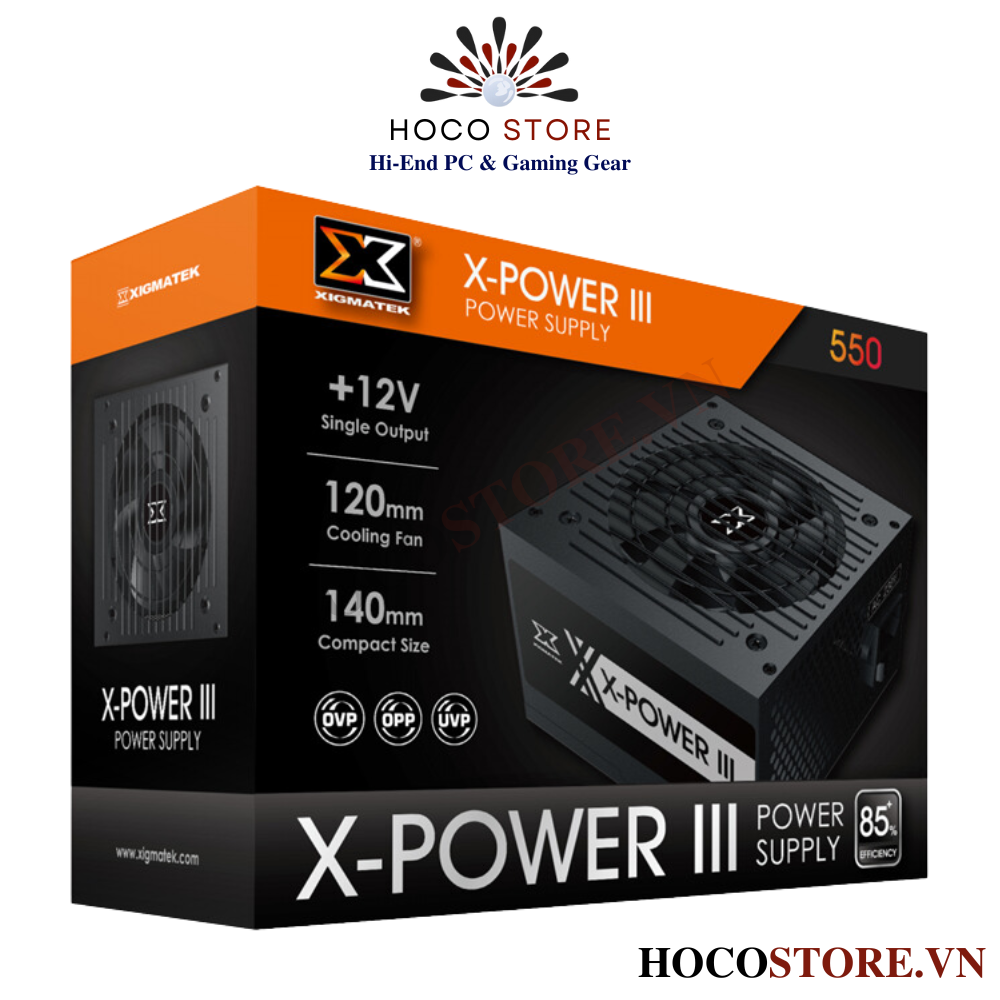 Nguồn Máy Tính Xigmatek X-Power III 550 - 500W | Hoco Store PC