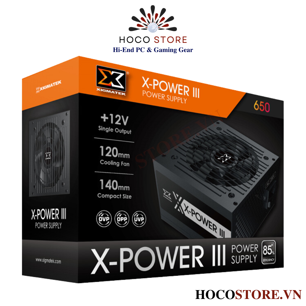 Nguồn Máy Tính Xigmatek X-Power III 650 - 600W | Hoco Store PC