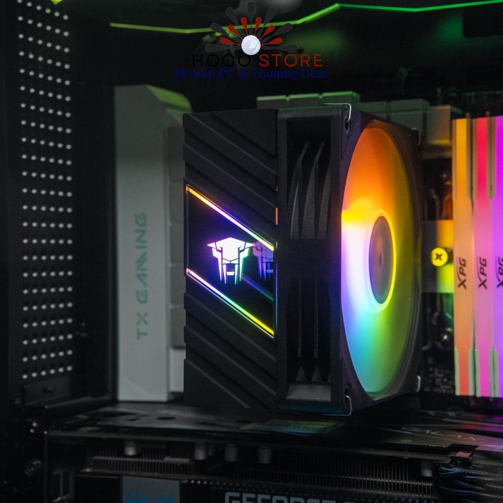 Tản nhiệt khí CPU Leopard K400 RGB Đen Socket 2011
