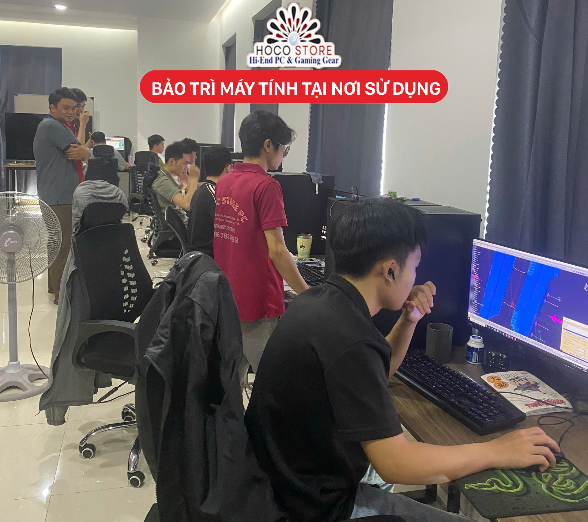 Bảo hành PC tận nơi – Giải pháp tiện lợi từ Hoco Store PC