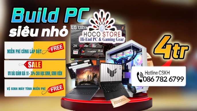 Thùng Máy CASE PC 4 Triệu giải pháp tối ưu