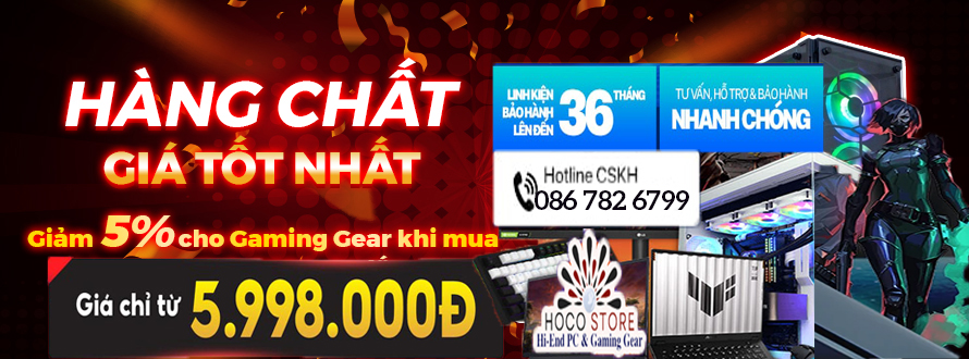 HOCO STORE PC - BUILD PC - HIGH END PC - GAMING GEAR - PC DJ - PC WORKSTATION