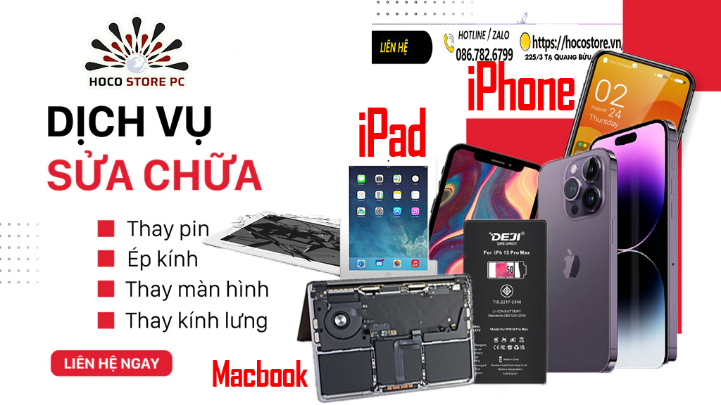Trung Tâm Bảo Hành Sửa Chữa iPhone iPad Macbook
