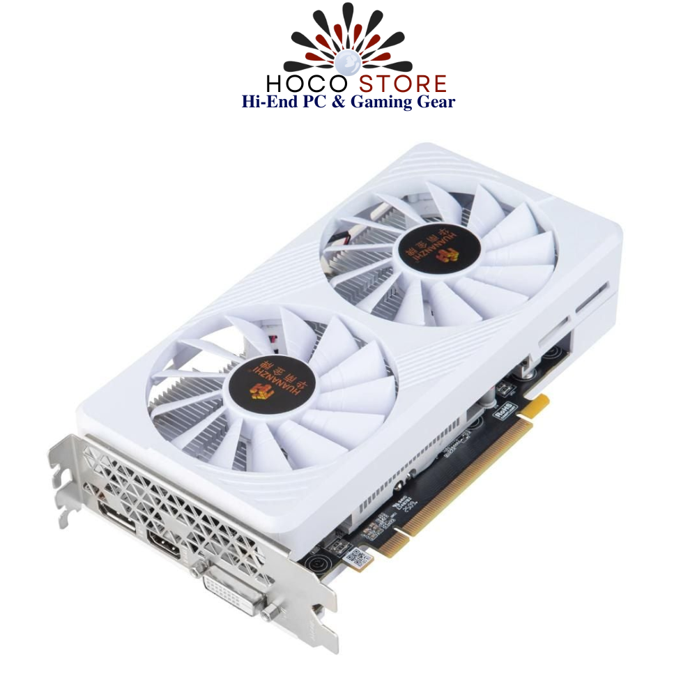 Card màn hình HUANANZHI RX580 8G-D DDR5 2048SP Trắng