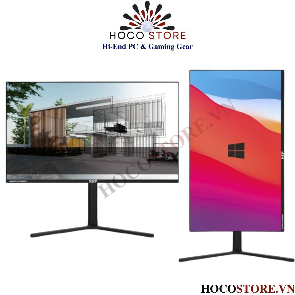 MÀN HÌNH VSP 165Hz XOAY DỌC / NGANG ESPORT GAMING FHD 24INCH - VG248B l Hoco Store PC