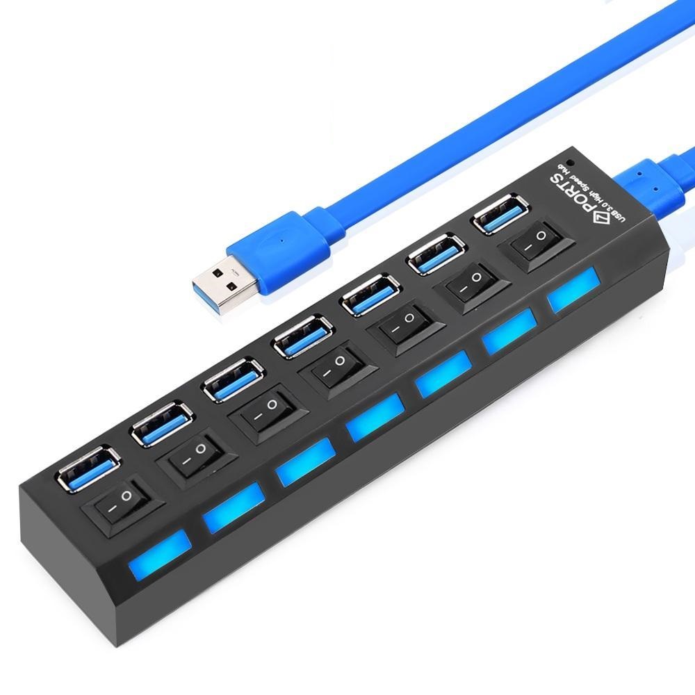 Hub USB 7 Port 3.0 Giải Pháp Kết Nối Đa Thiết Bị Hoàn Hảo