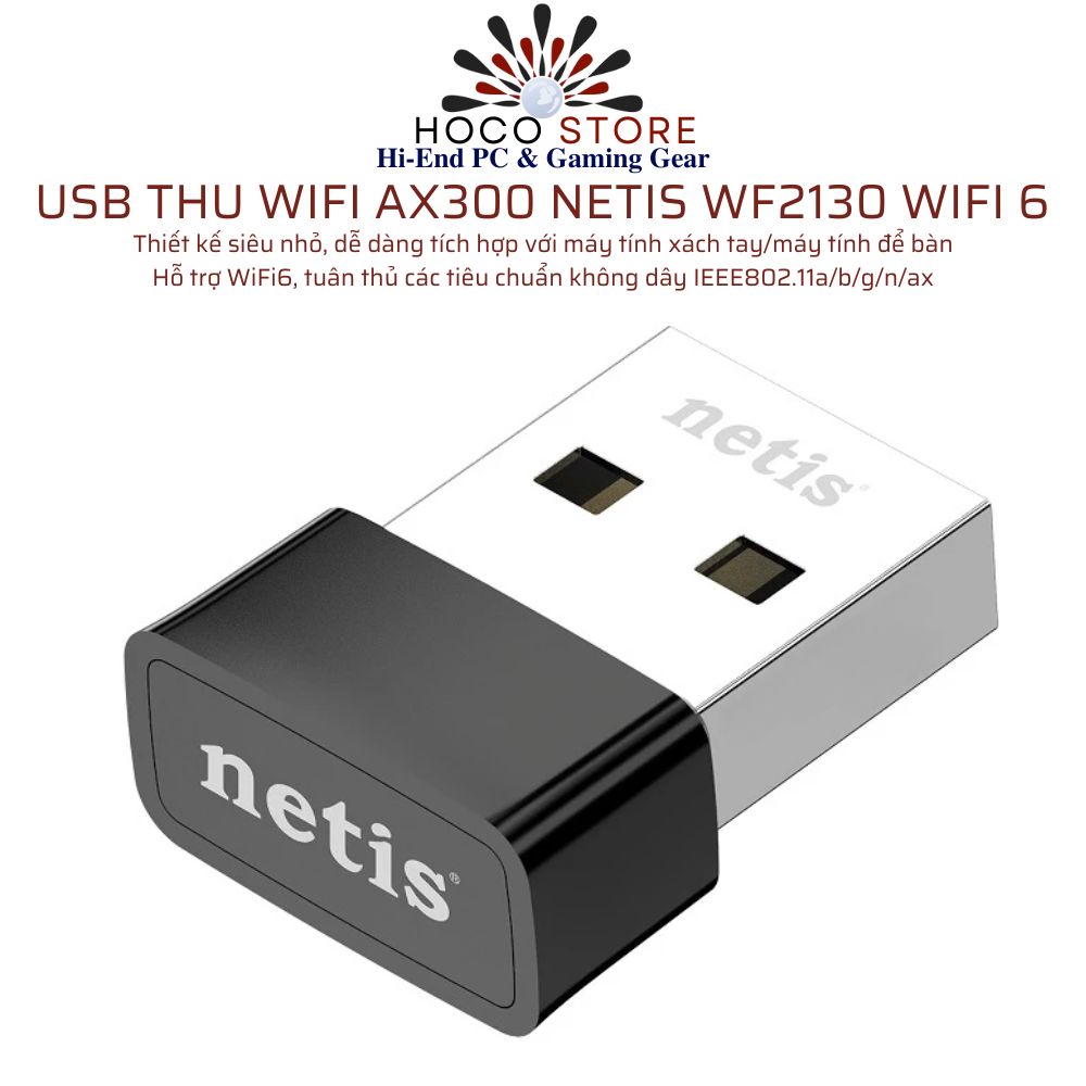 USB THU WIFI AX300 NETIS WF2130 WIFI 6