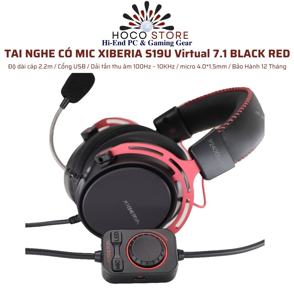 Tai nghe Gaming XIBERIA Chụp Tai S19U Có Micro